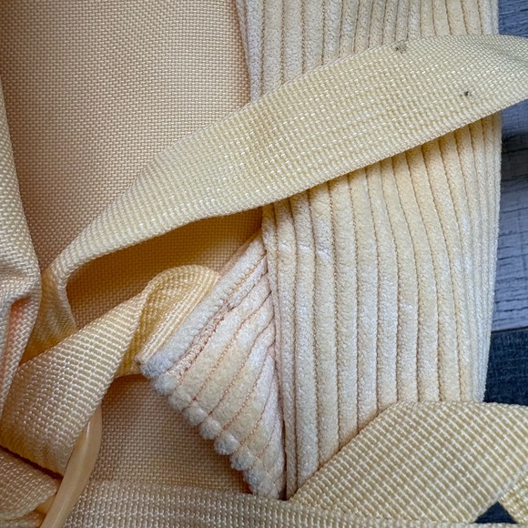 Jansport Yellow Corduroy Backpack - see description - Picture 5 of 6